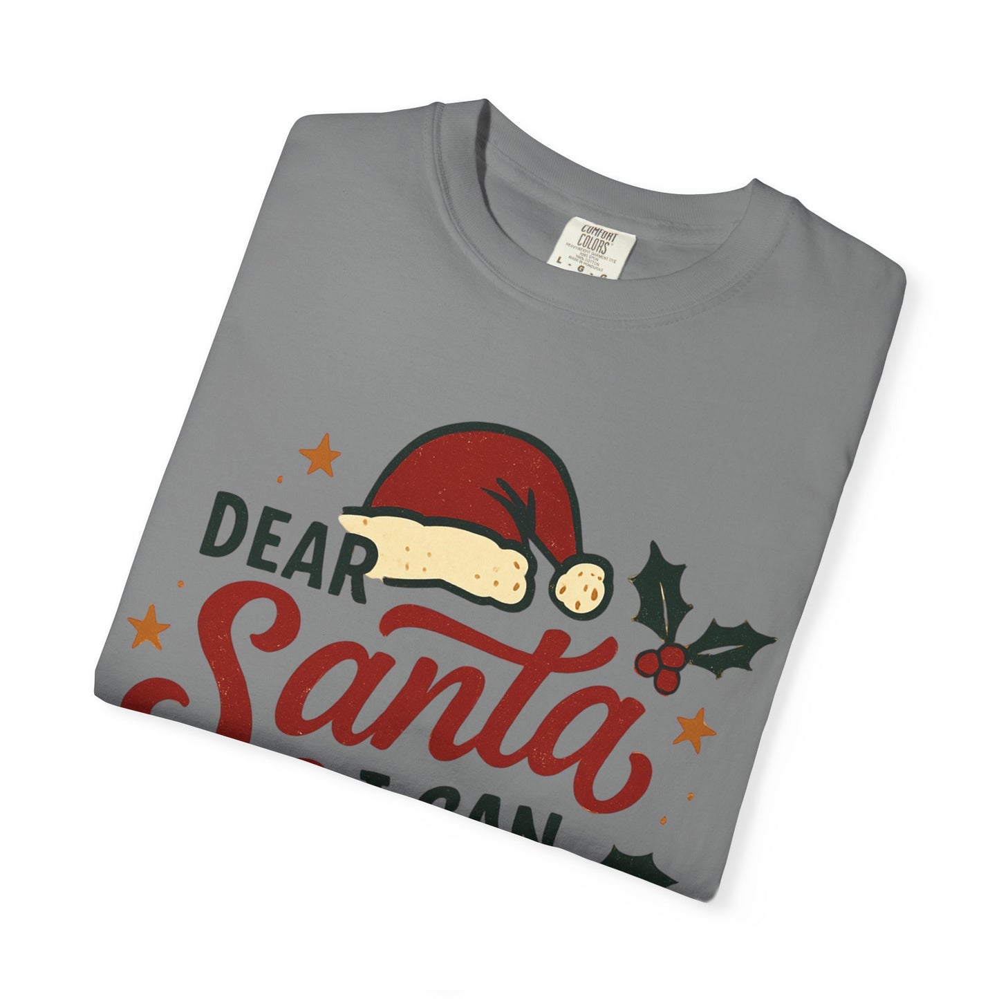 Dear Santa I Can Explain T-shirt | Christmas eggnog funny holiday tee