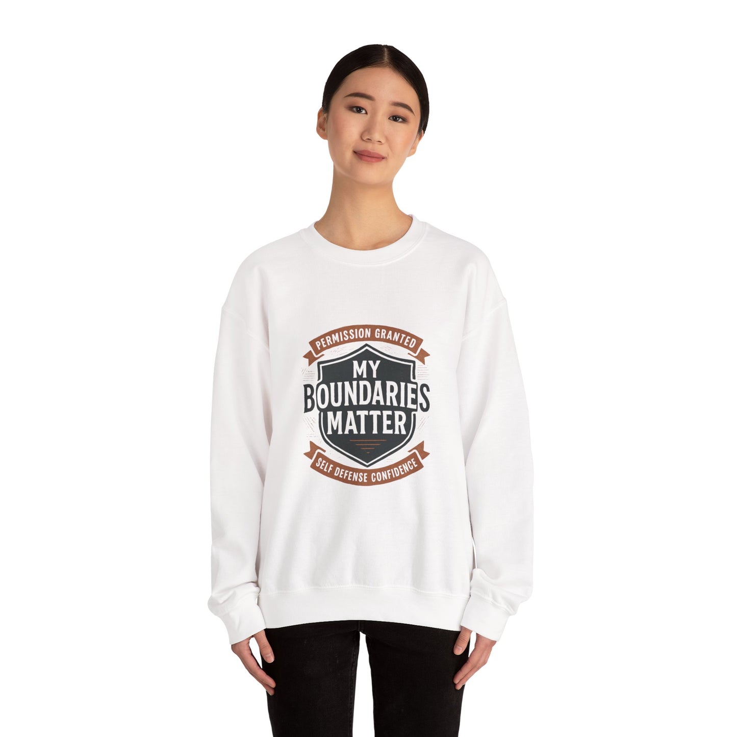 My Boundaries Matter Crewneck sweatshirt | Boundaries Matter Comfort Wear