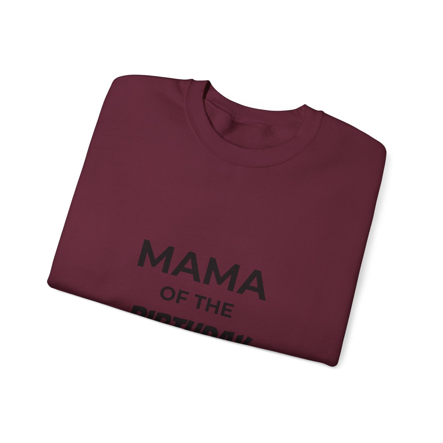Mama of the Birthday Dude Crewneck Sweatshirt | Mom Birthday Shirt