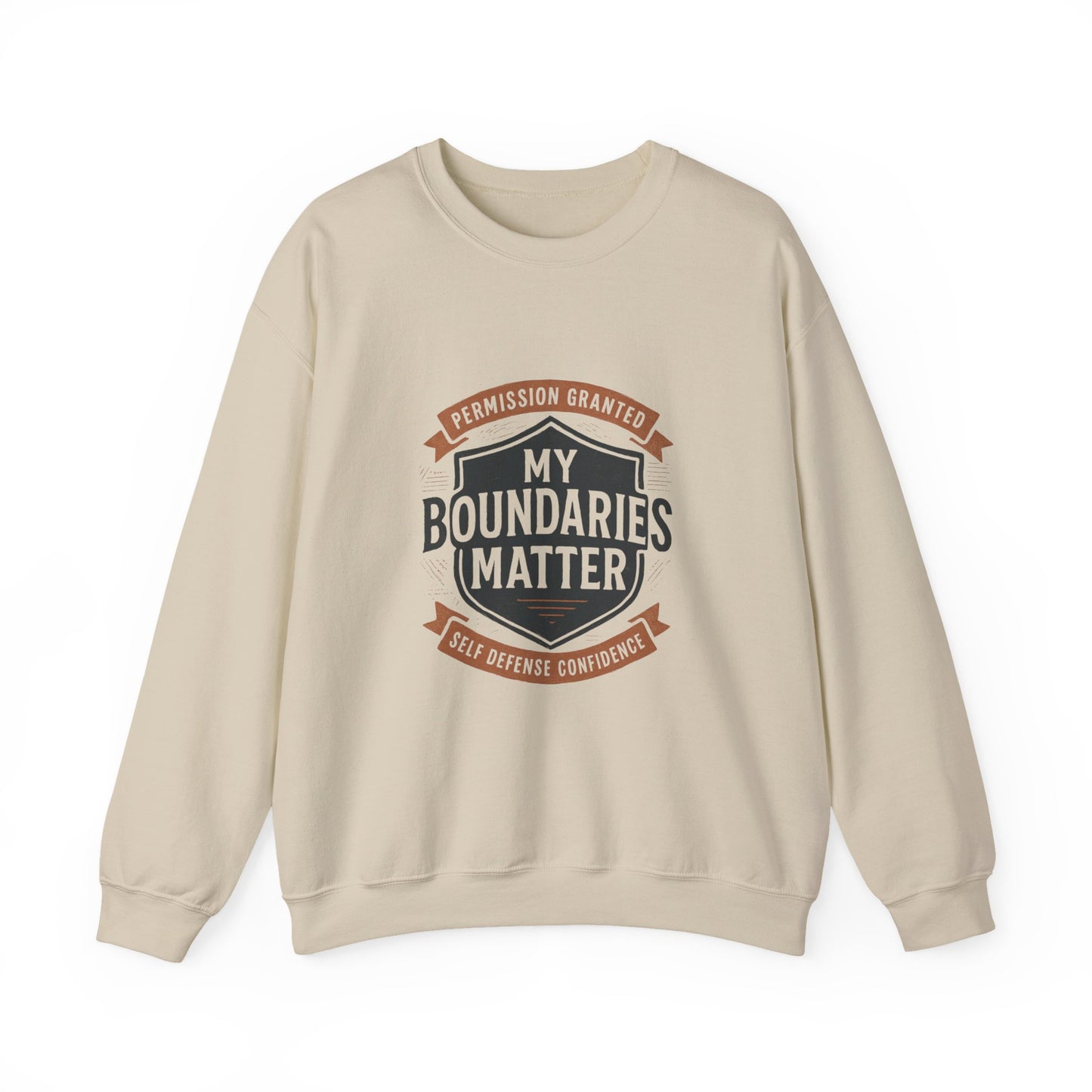 My Boundaries Matter Crewneck sweatshirt | Boundaries Matter Comfort Wear