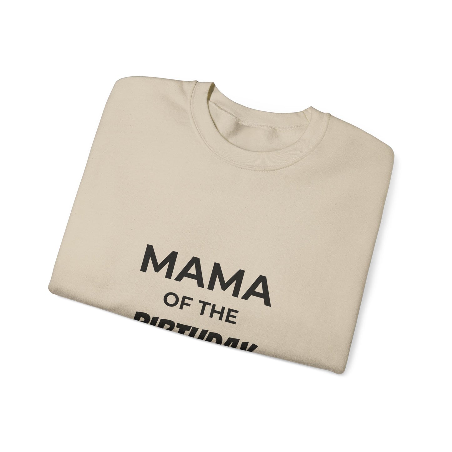 Mama of the Birthday Dude Crewneck Sweatshirt | Mom Birthday Shirt
