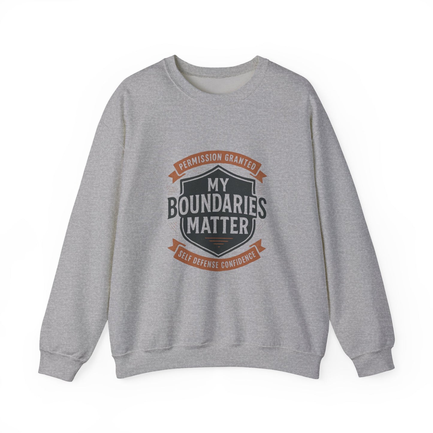 My Boundaries Matter Crewneck sweatshirt | Boundaries Matter Comfort Wear