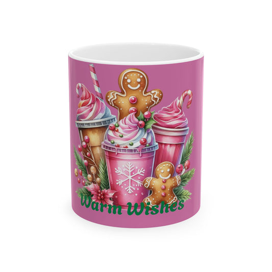 Warm Wishes Coffee Cup Ceramic Mug | 11oz or 15oz