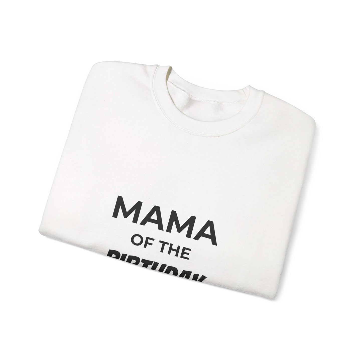 Mama of the Birthday Dude Crewneck Sweatshirt | Mom Birthday Shirt