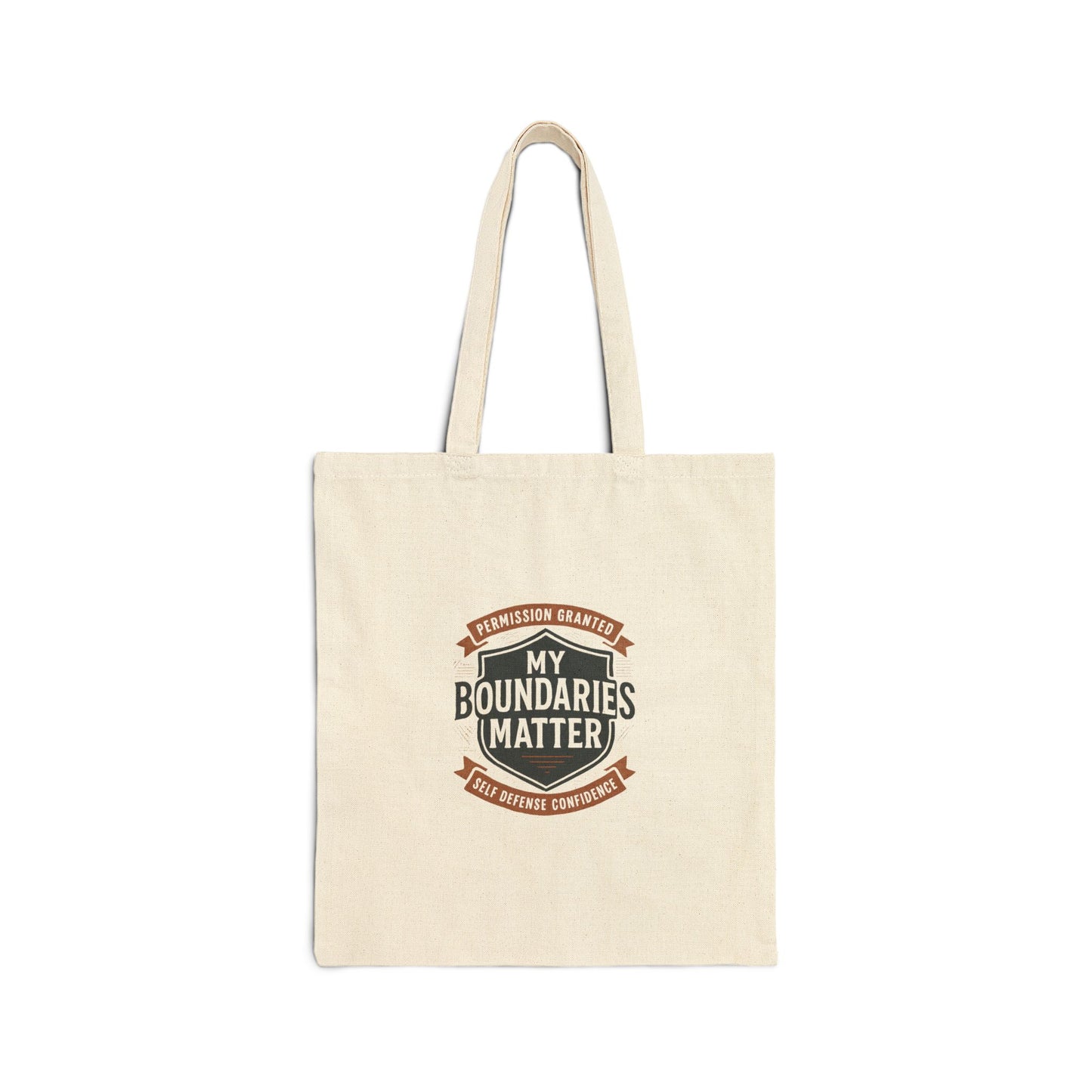 My Boundaries Matter Tote Bag | Empowerment Statement Canvas Tote