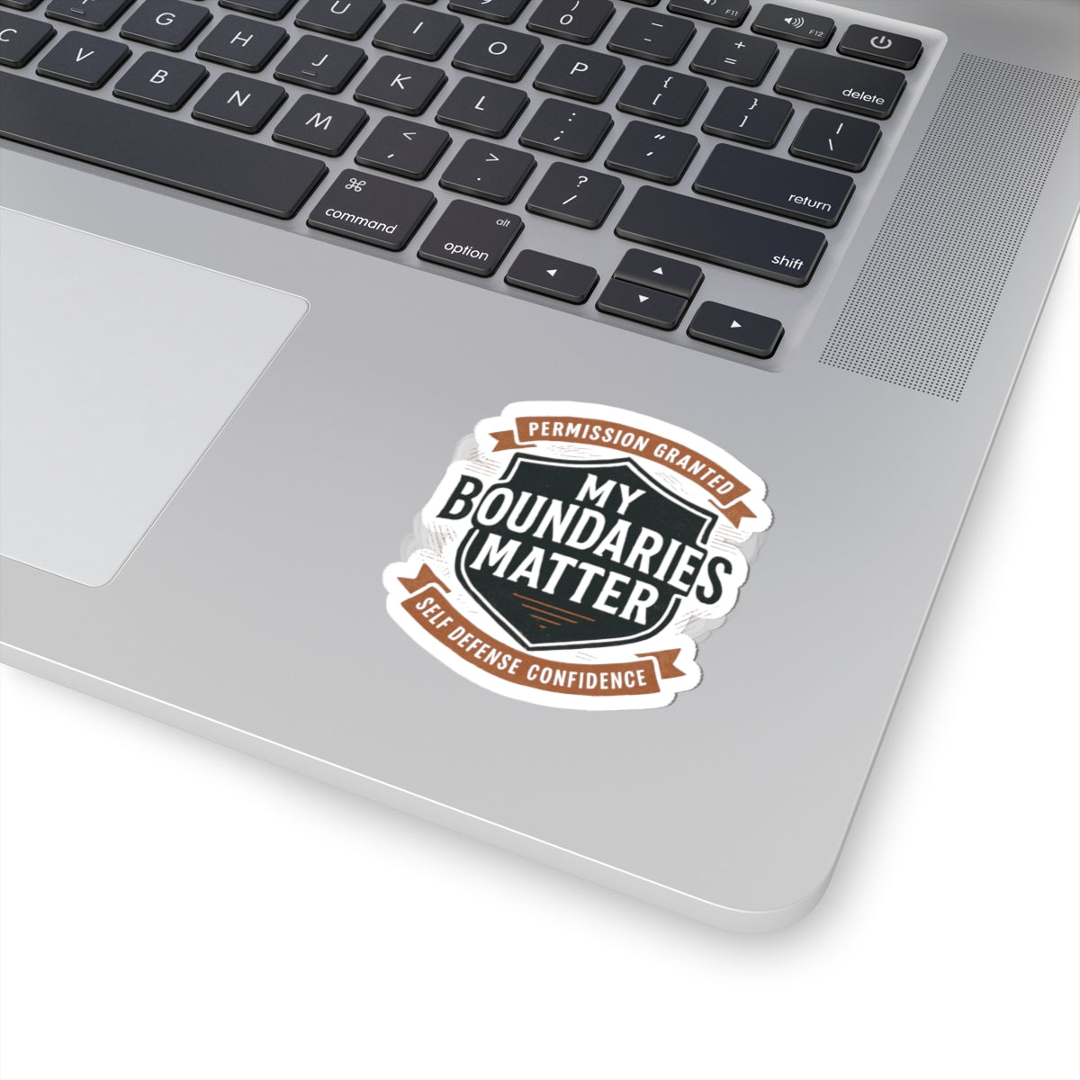 My Boundaries Matter sticker | Kiss-cut vinyl sticker, self-defense confidence