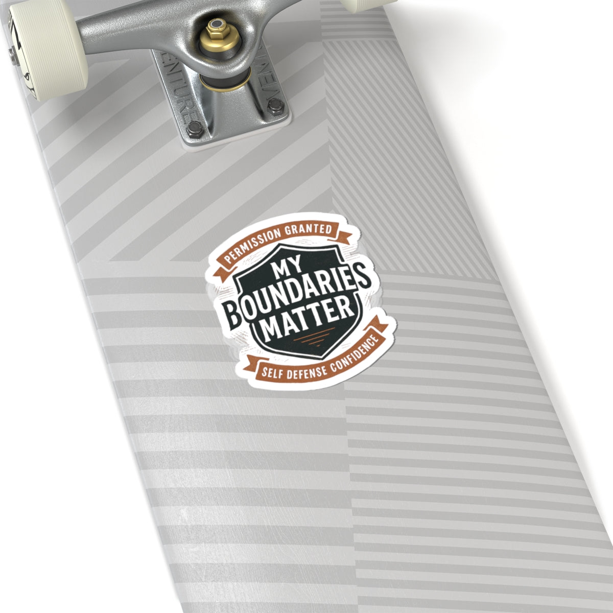 My Boundaries Matter sticker | Kiss-cut vinyl sticker, self-defense confidence