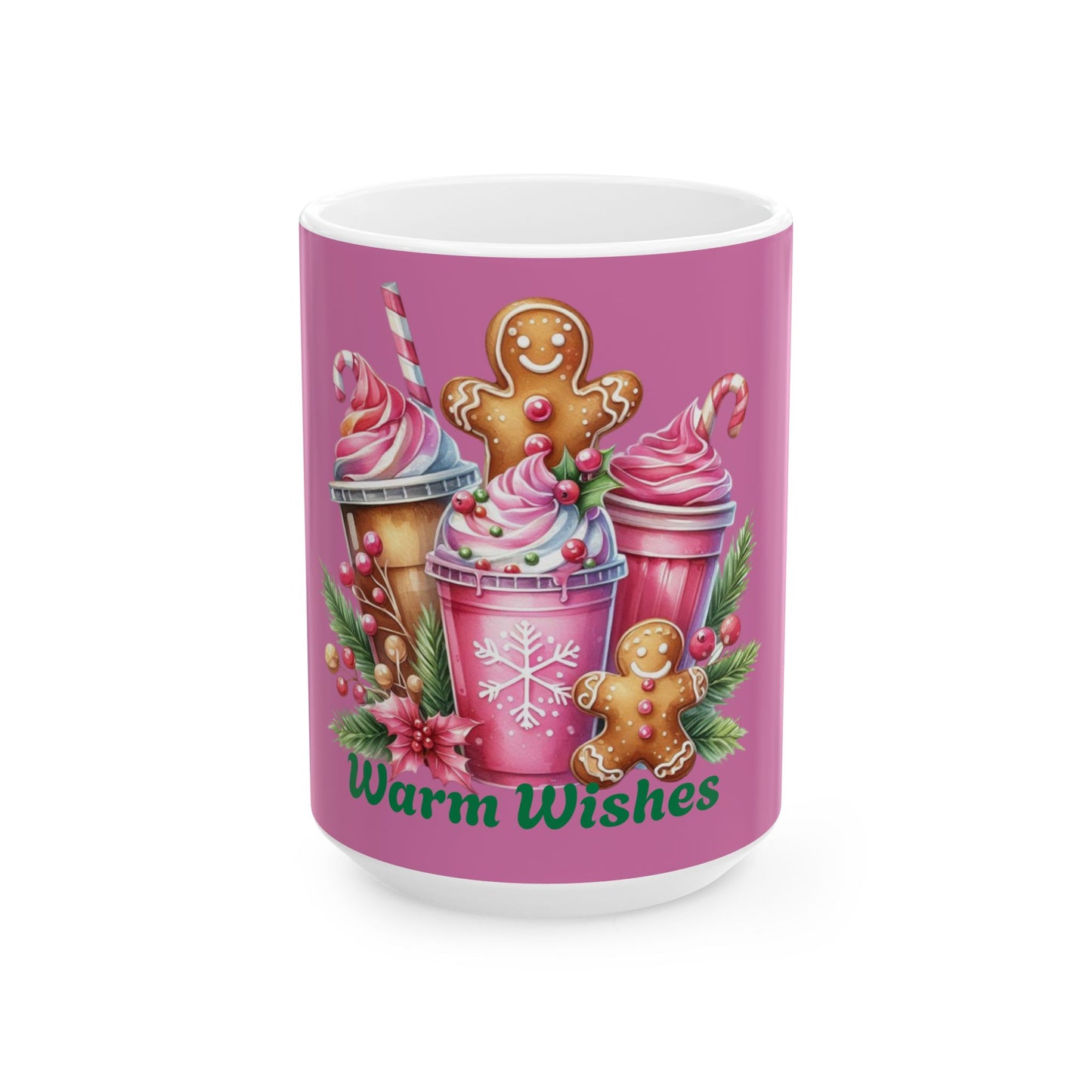 Warm Wishes Coffee Cup Ceramic Mug | 11oz or 15oz