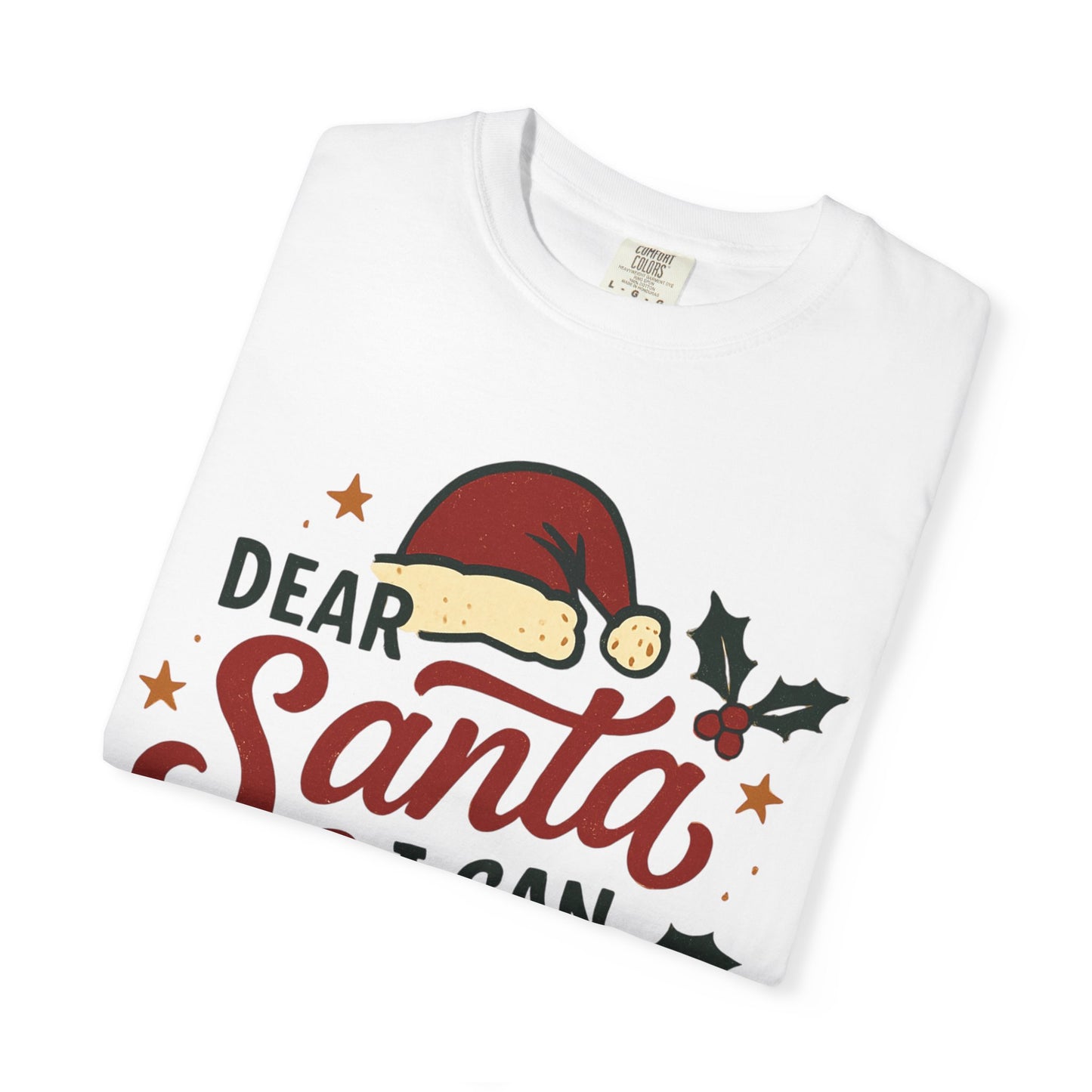 Dear Santa I Can Explain T-shirt | Christmas eggnog funny holiday tee