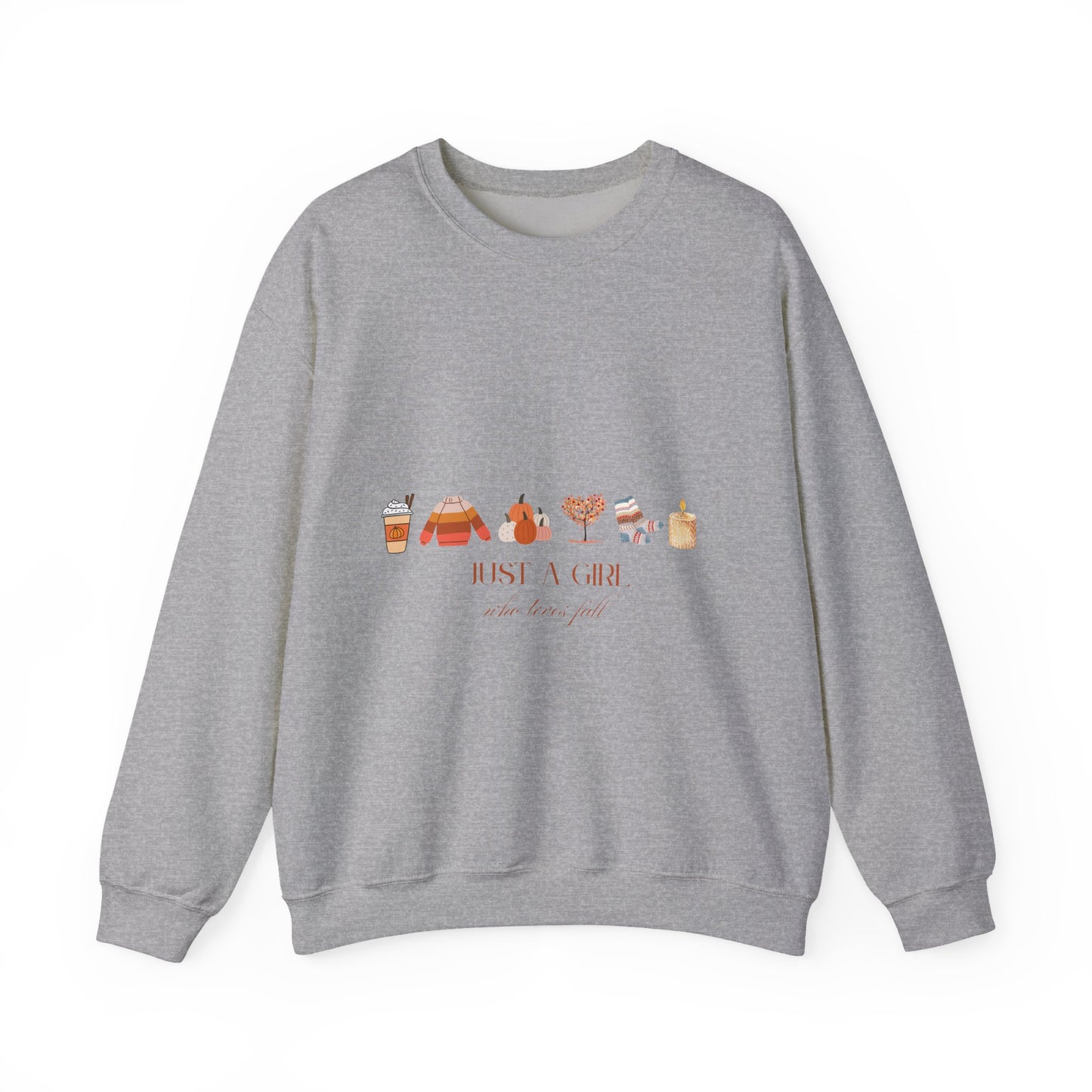 Girl Who Loves Fall sweatshirt | Autumn Leaves Cozy Season Pullover