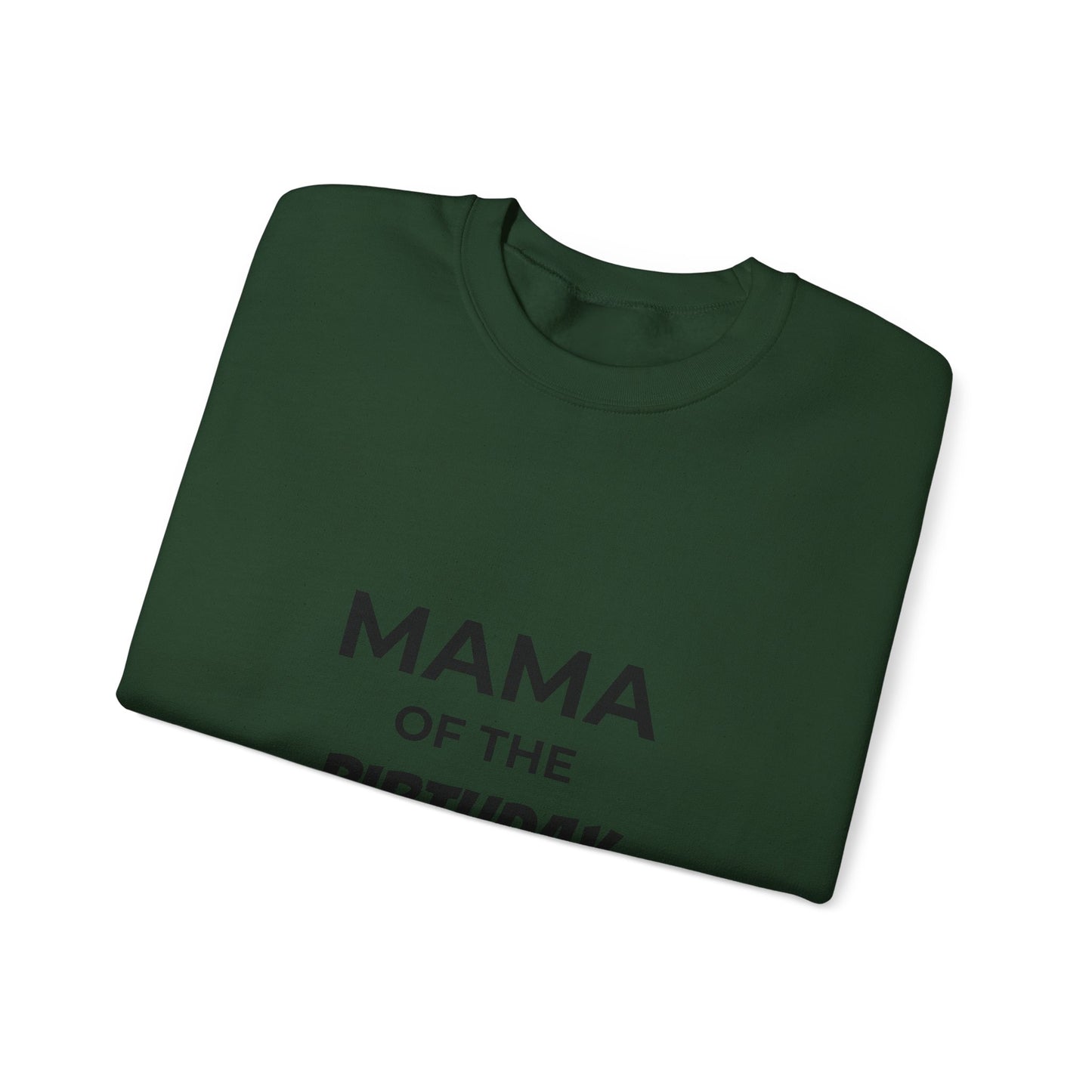Mama of the Birthday Dude Crewneck Sweatshirt | Mom Birthday Shirt