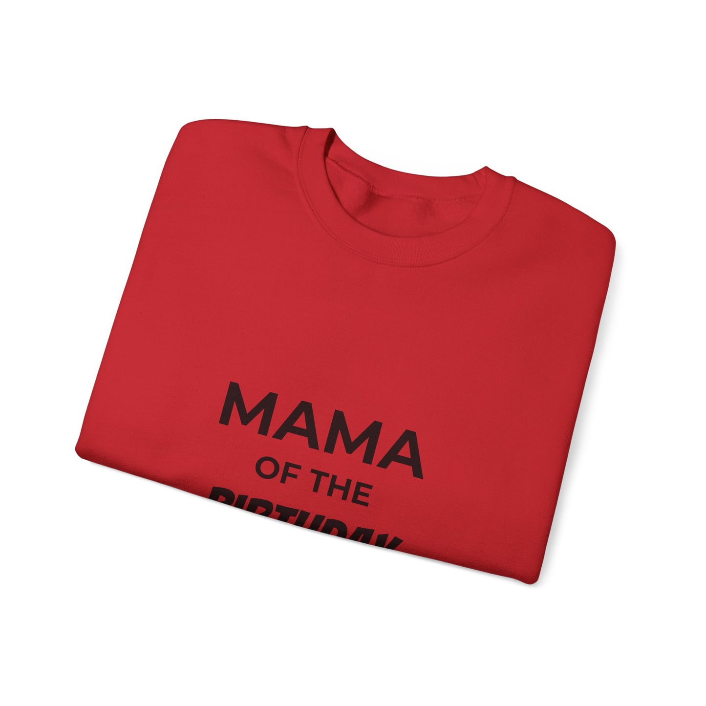 Mama of the Birthday Dude Crewneck Sweatshirt | Mom Birthday Shirt